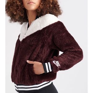 NWT Nike Sherpa Bomber